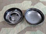 Brown / Red Bakelite Round Container