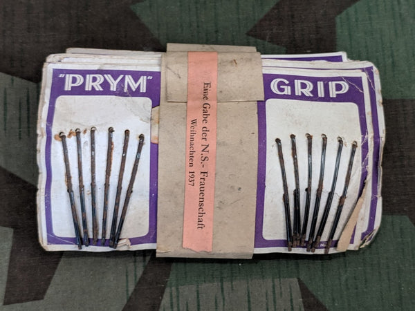 Original Prym Grip Hairpins on Card