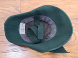 Dark Green Felt Tilt Hat
