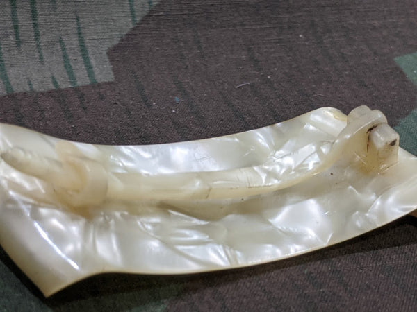 Celluloid Scroll Hair Clip