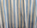 Blue and White Stripe Dress <br> (B-40" W-34.5" H-40")