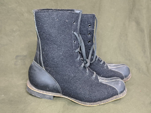 Black Felt Boots New Old Stock (Arctic Air Corps?)