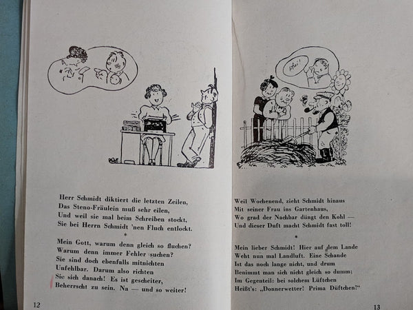 Zieg ein lachendes Gesicht! Cartoon Book