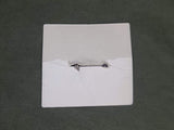 Sterling Silver V Photo Pin on Card