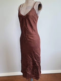 Reddish-Brown Slip (as-is) <br> (B-34" W-29" H-36")