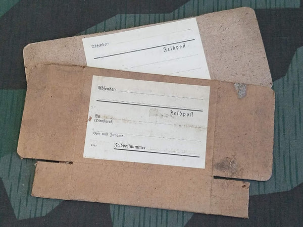 Original Cardboard Feldpost Boxes