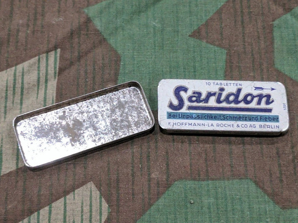 Original Saridon Pain and Fever Pill Tin D.R.P.