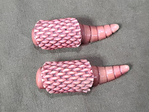 Pair of Bizarre Celluloid Fur Clips
