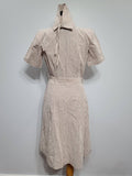 ANC Seersucker Hospital Dress and Cap <br> (B-36" W-28" H-38")