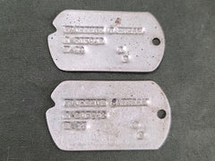 Florence C. Hursh WAC Dogtags Set