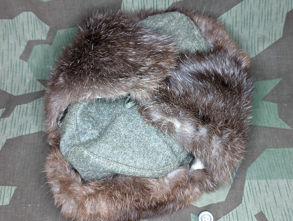 Original Rabbit Fur Hat Size 56-58