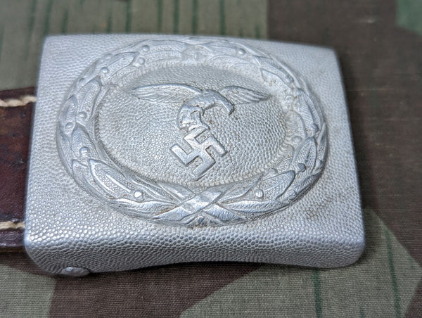 1937 Luftwaffe Drop Tail Aluminum Belt Buckle Jul. Kremp Lüdenscheid