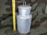 Small Aluminum Milk Can