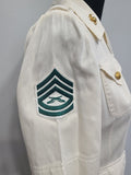 White USMCWR Women's Marine Corps Summer Uniform <br> (B-36.5" W-26" H-34")