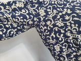 Blue and White Animal Novelty Print Dress <br> (B-47" W-37" H-44")