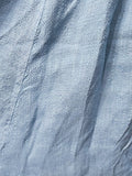 Blue Dress with Flower Buttons <br> (B-38" W-27" H-48")