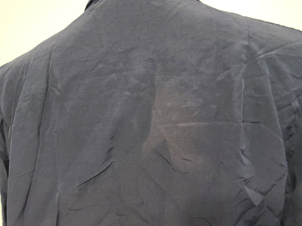 Navy Blue WAVES Blouse (as-is) <br> (B-42" W-36")