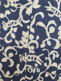 Blue and White Animal Novelty Print Dress <br> (B-47" W-37" H-44")