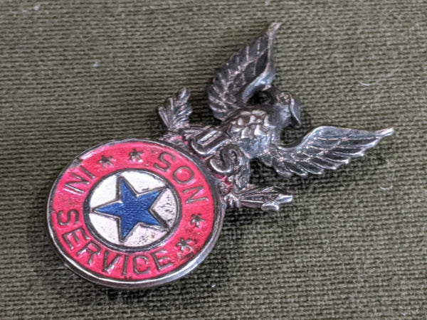 Son in Service Brooch