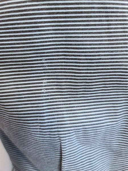 Blue Striped Dress <br> (B-44" W-38" H-48")