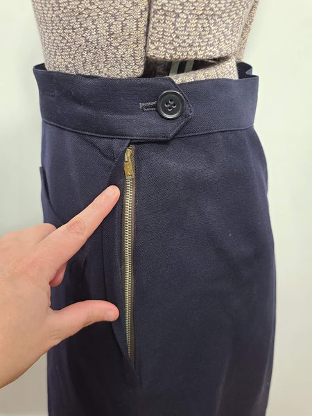 Navy WAVES Uniform and Overcoat with Liner (Named) <br> (B-34" W-24" H-35")