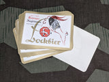 Lot of 100 German Bockbier Beer Labels