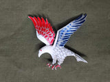Red, White and Blue Patriotic Eagle Pin