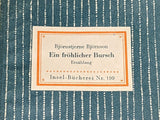1944 Book Ein Fröhlicher Bursch from Wehrmacht Book Shop