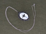 Army Air Corps Mother-of-Pearl Sterling Necklace