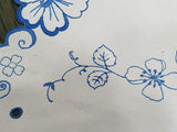 "Nun ist er hinaus in die weite Welt" Embroidered Cloth
