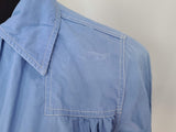 WAVES Reserve Blue Blouse (as-is) <br> (B-34" W-29")