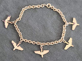 Army Air Corps Wings Charm Bracelet