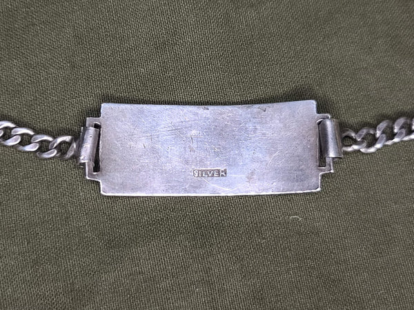CBI (China, Burma, India) Silver Bracelet