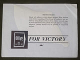 Drive for Victory Decal