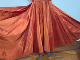 Orange Sleeveless Dress <br> (B-35" W-26.5")