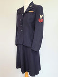 WAVES Uniform: Jacket and Skirt (Named) <br> (B-38" W-25" H-38")