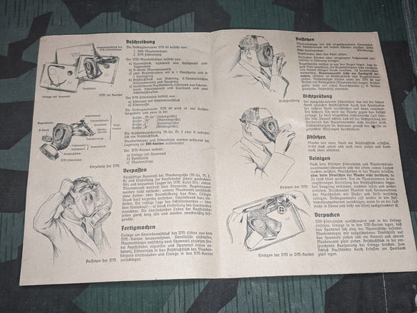 Original VM40 Volksgasmaske Luftschutz