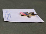 Coro Sweetheart in Service Sterling Pin on Original Card