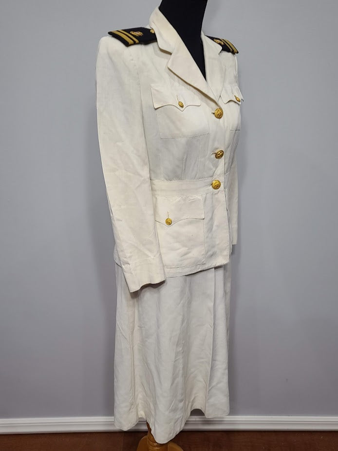 us navy white dress Navy Nurse NNC White Uniform Jacket and Skirt (B-36