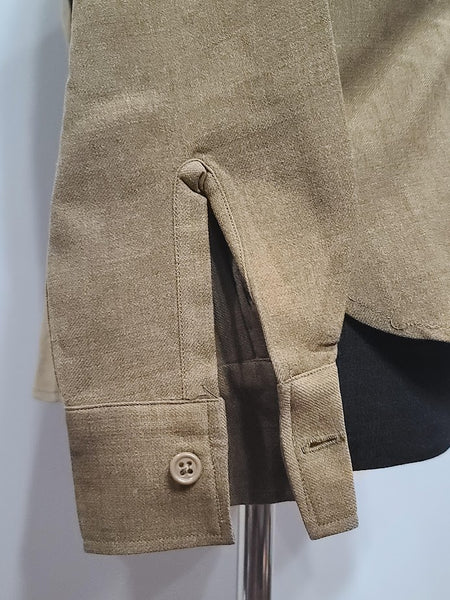 Women's OD Wool Blouse (Officer's?) <br> (B-39" W-34.5")