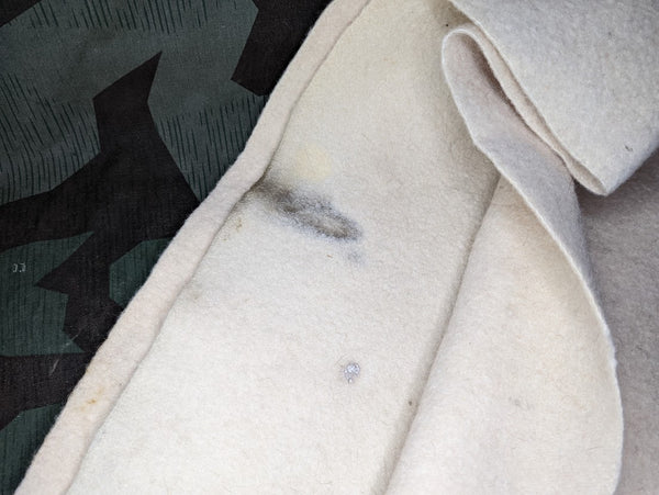 Original Pre War German Army Blanket 2 Red Stripe