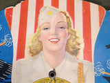 Patriotic Folding Paper Fan