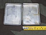 Aluminum Tobacco Tin Worn