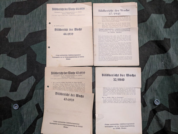 Lot of 10 AS-IS Bildbericht der Woche Pamphlets