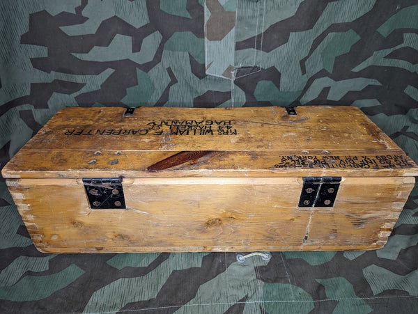 German 2cm Luftwaffe Flak Box G.I. Shipping Box