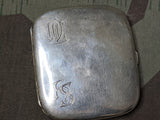 Engraved 800 Silver Cigarette Case 1932