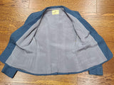 Cornflower Blue Skirt Suit <br> (B-35" W-26" H-39")