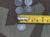 Lot of Six Wartime 1 Reichspfennig Zinc Coins