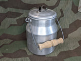 Small Milk Can with Wood Handle
