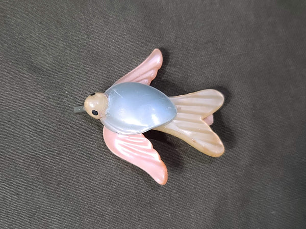 Early Plastic Bird Pin